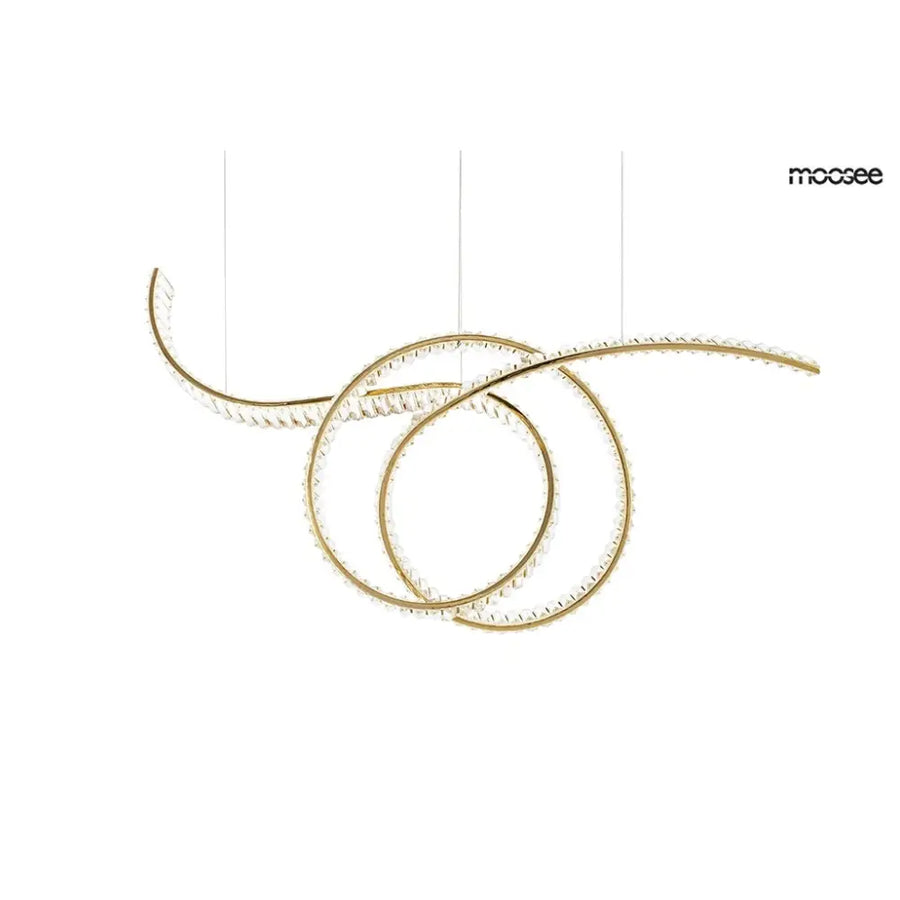 Taklampa MOOSEE - WAVE 120, guld - produktbild av Taklampor från Moosee | Arvande