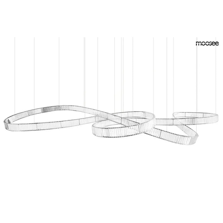 Taklampa MOOSEE - WAVE 380, krom - produktbild av Taklampor från Moosee | Arvande