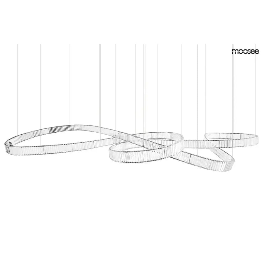 Taklampa MOOSEE - WAVE 380, krom - produktbild av Taklampor från Moosee | Arvande