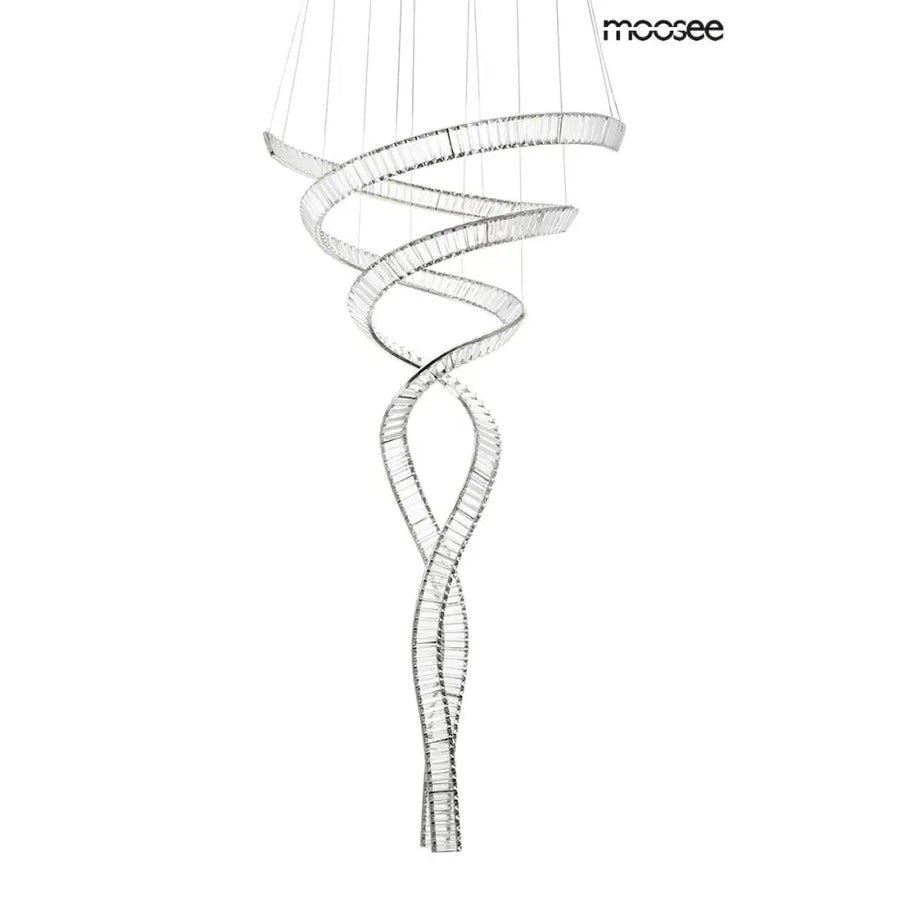 Taklampa MOOSEE - WAVE CORDON 2B, krom – produktbild av Taklampor från Moosee | Arvande