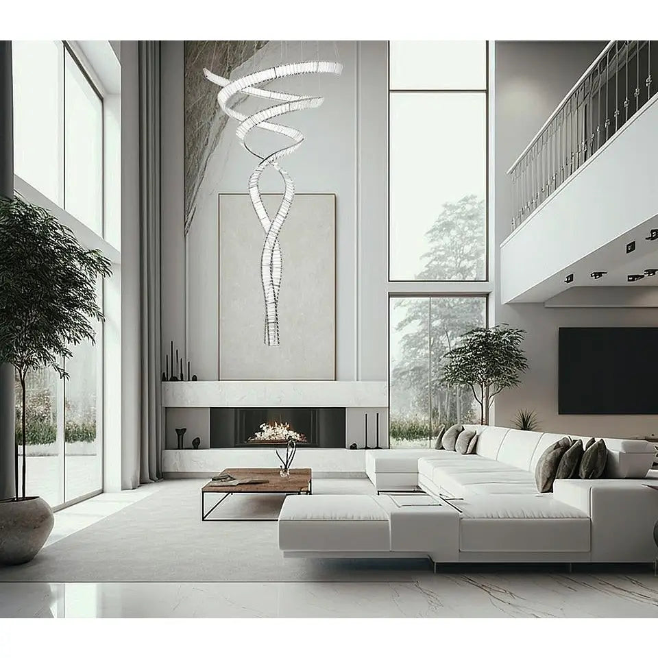 Taklampa MOOSEE - WAVE CORDON 2B, krom – produktbild av Taklampor från Moosee | Arvande
