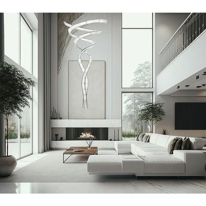 Taklampa MOOSEE - WAVE CORDON 2B, krom – produktbild av Taklampor från Moosee | Arvande