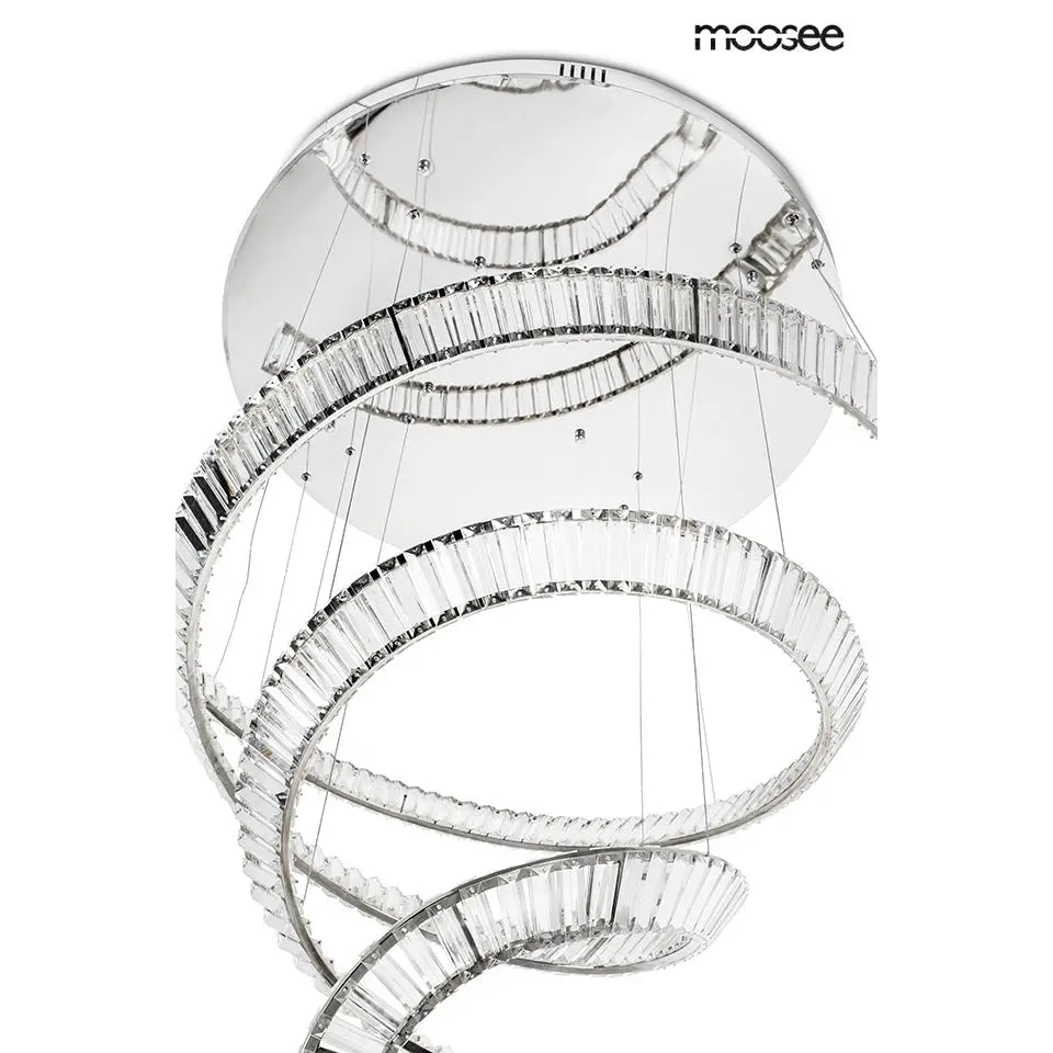 Taklampa MOOSEE - WAVE CORDON 2B, krom – produktbild av Taklampor från Moosee | Arvande