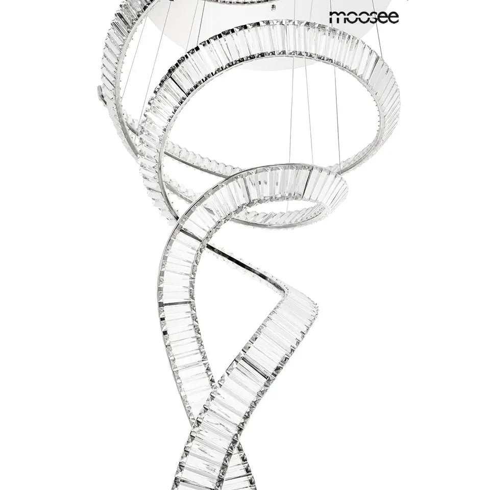 Taklampa MOOSEE - WAVE CORDON 2B, krom – produktbild av Taklampor från Moosee | Arvande