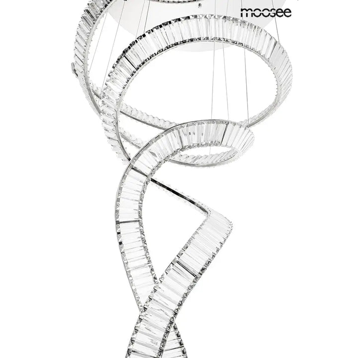 Taklampa MOOSEE - WAVE CORDON 2B, krom – produktbild av Taklampor från Moosee | Arvande