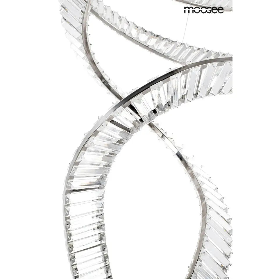 Taklampa MOOSEE - WAVE CORDON 2B, krom – produktbild av Taklampor från Moosee | Arvande