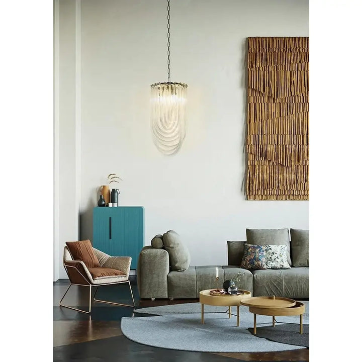 Taklampa - MURANO L, krom - produktbild av Taklampor från King Home | Arvande