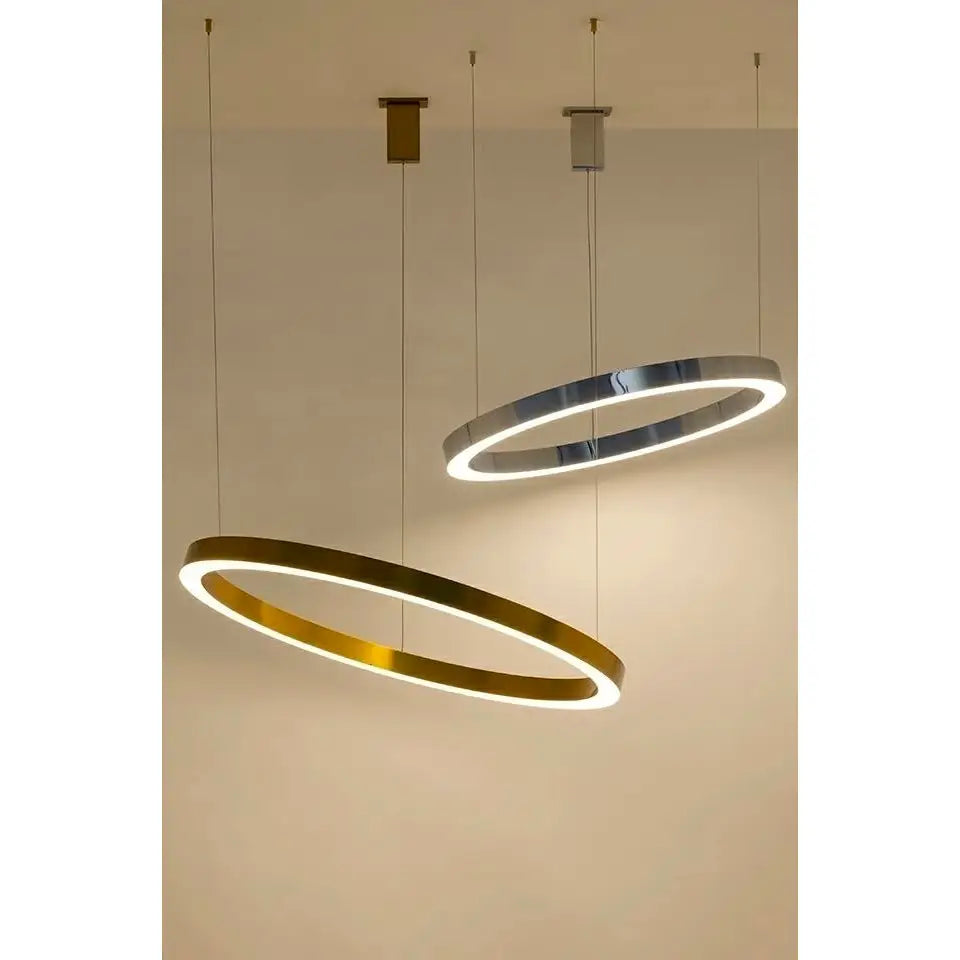 Taklampa - RING 100, guld - produktbild av Taklampor från King Home | Arvande