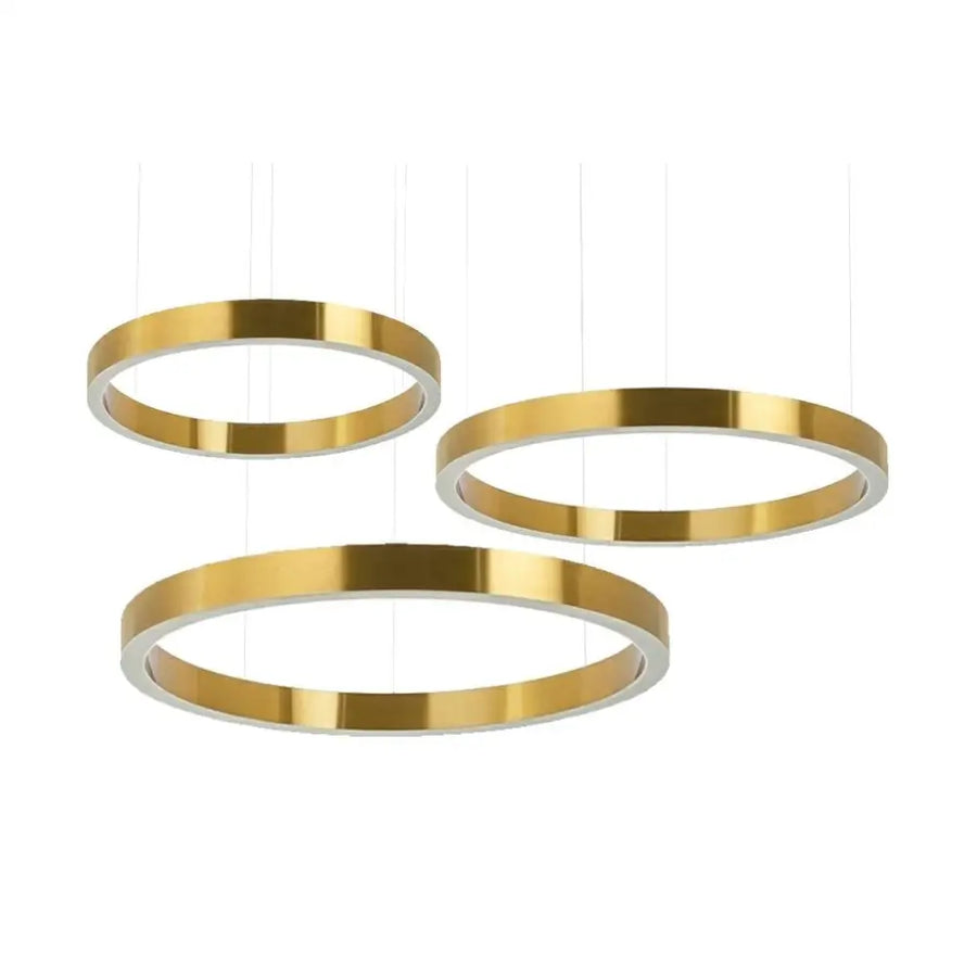 Taklampa - RING 40 + 60 + 80, guld - produktbild av Taklampor från King Home | Arvande