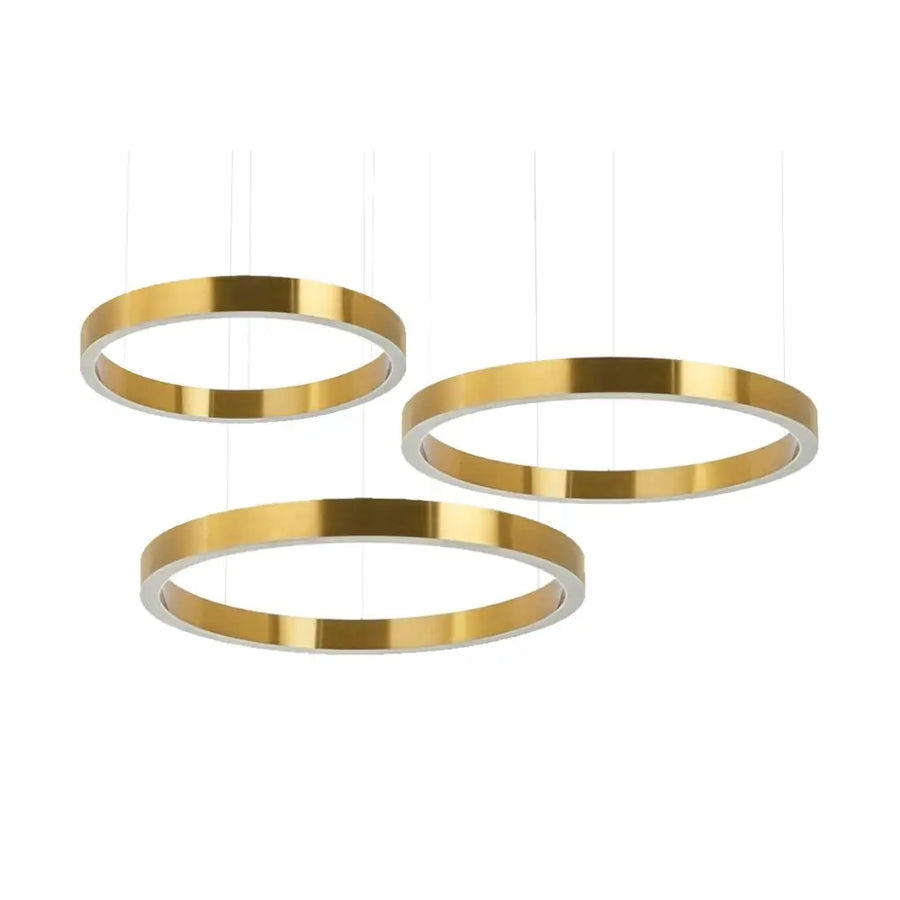 Taklampa - RING 40 + 60 + 60, guld - produktbild av Taklampor från King Home | Arvande