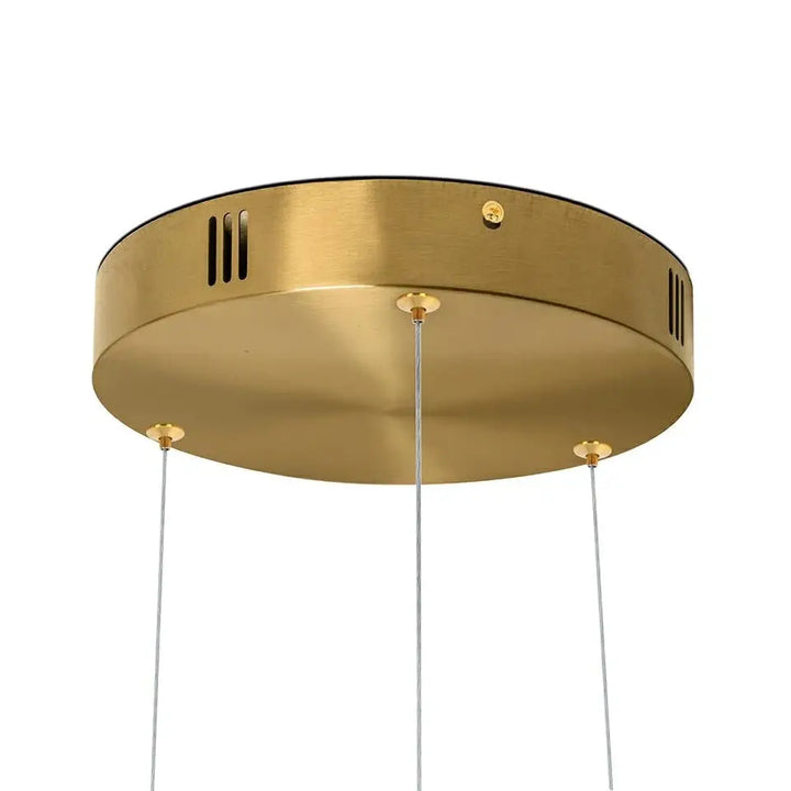 Taklampa - RING 40 + 60 + 60, guld - produktbild av Taklampor från King Home | Arvande