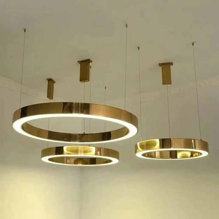 Taklampa - RING 40, guld - produktbild av Taklampor från King Home | Arvande