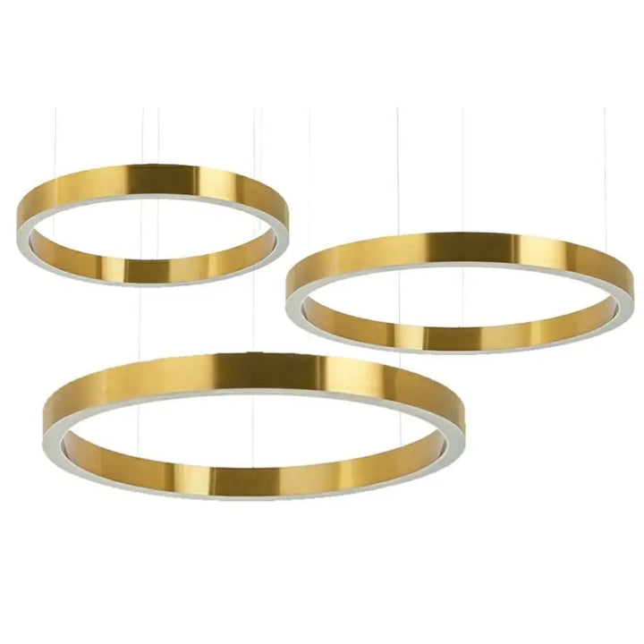 Taklampa - RING 60 + 80 + 100, guld - produktbild av Taklampor från King Home | Arvande