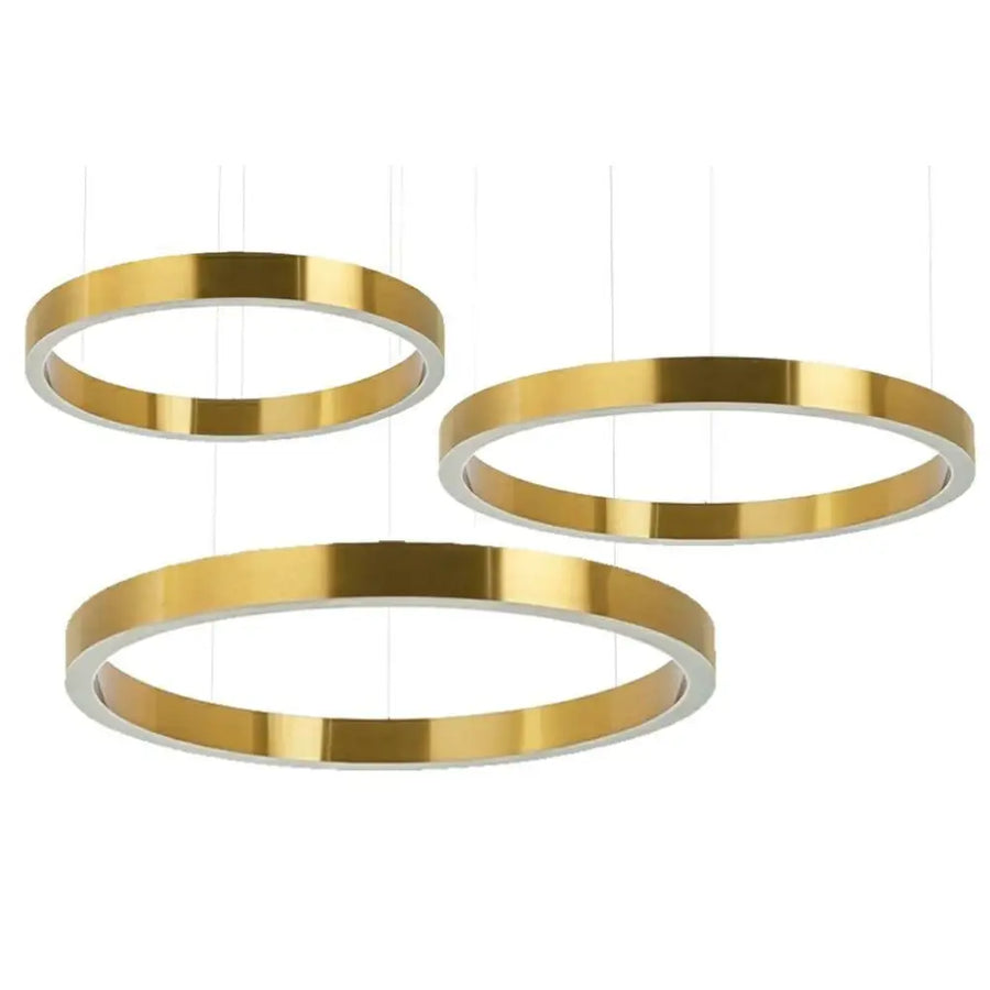 Taklampa - RING 60 + 80 + 100, guld - produktbild av Taklampor från King Home | Arvande