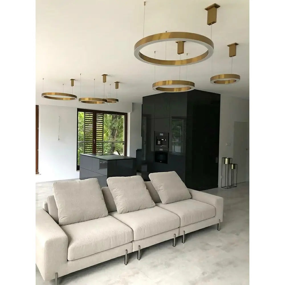 Taklampa - RING 60, guld - produktbild av Taklampor från King Home | Arvande