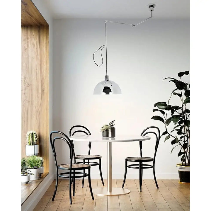 Taklampa - ROTA 360, silver/krom - produktbild av Taklampor från King Home | Arvande