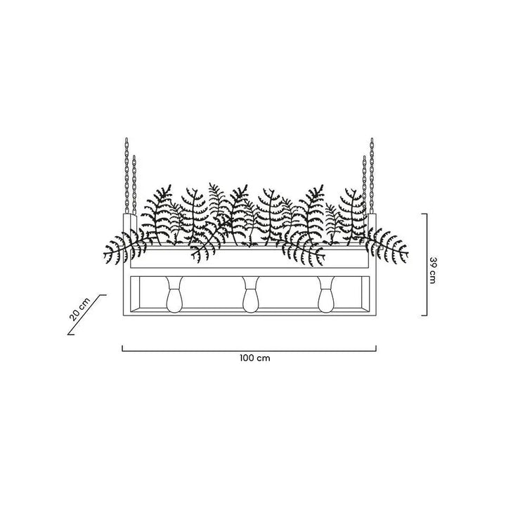 Taklampa - SEMIRA 100 INDUSTRIAL - produktbild av Taklampor från King Home | Arvande