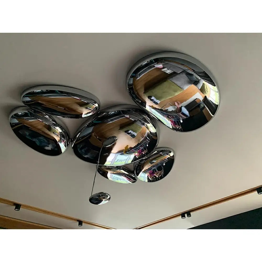 Taklampa - STONE MIRROR, polerad stål - produktbild av Taklampor från King Home | Arvande