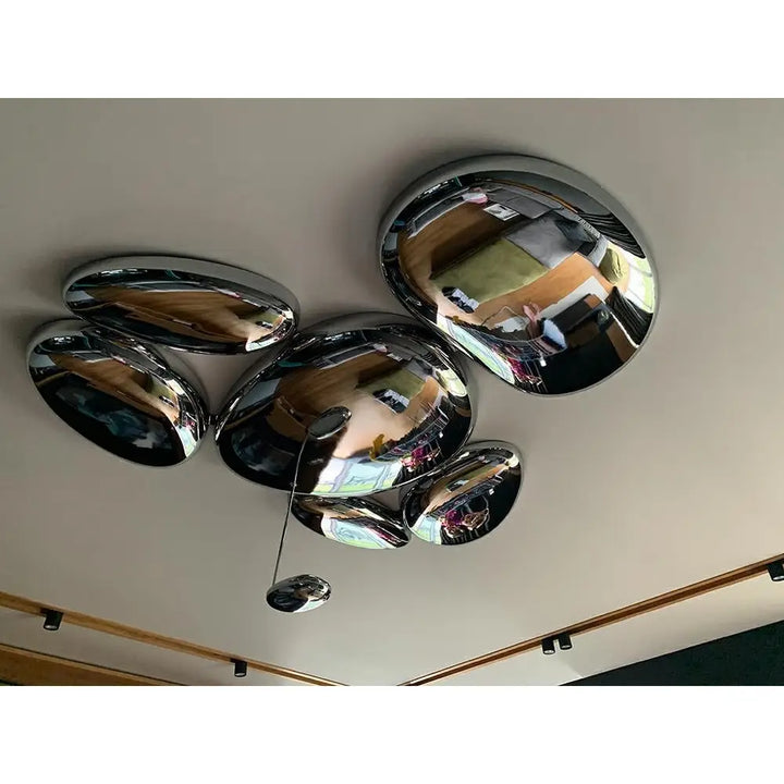 Taklampa - STONE MIRROR, polerad stål - produktbild av Taklampor från King Home | Arvande