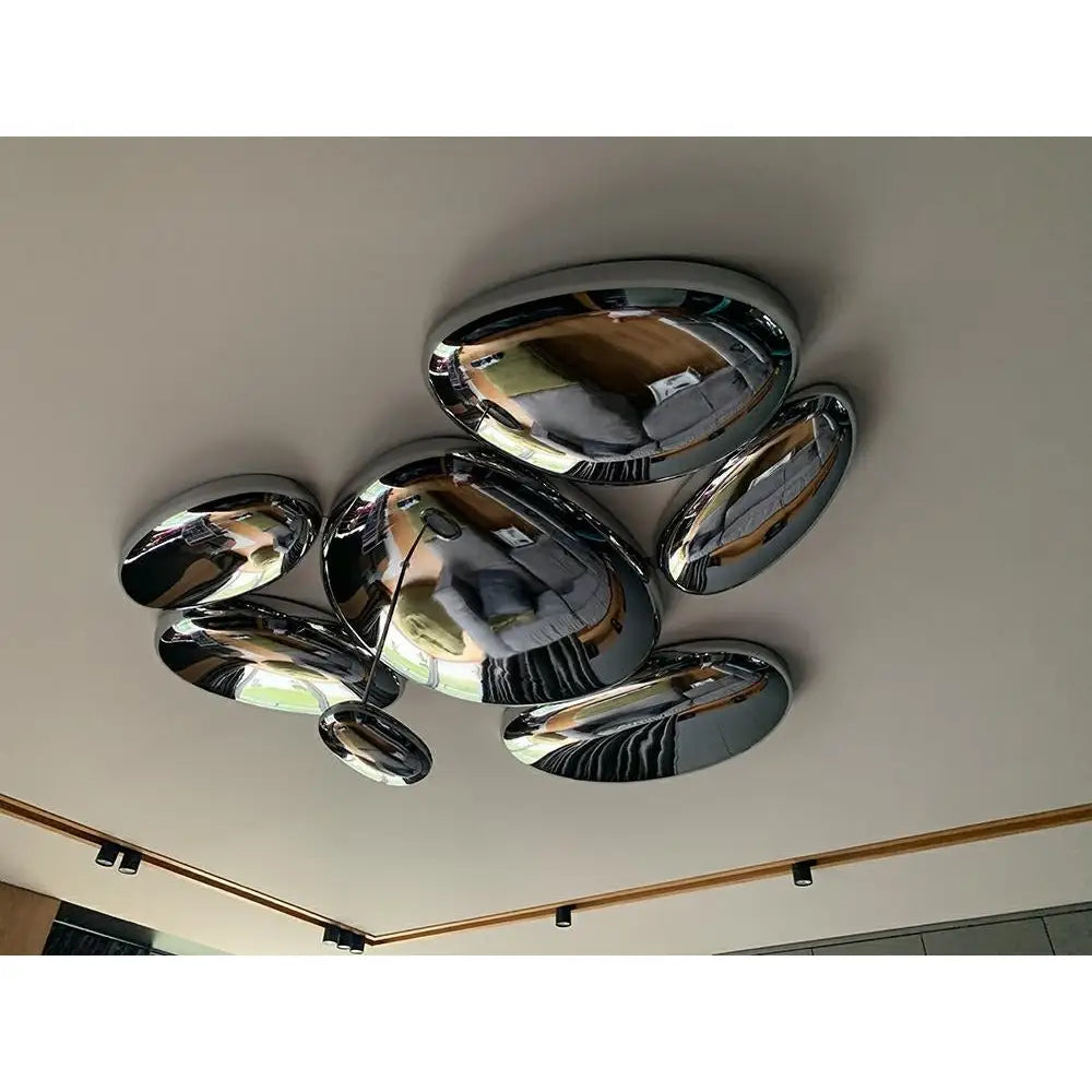 Taklampa - STONE MIRROR, polerad stål - produktbild av Taklampor från King Home | Arvande