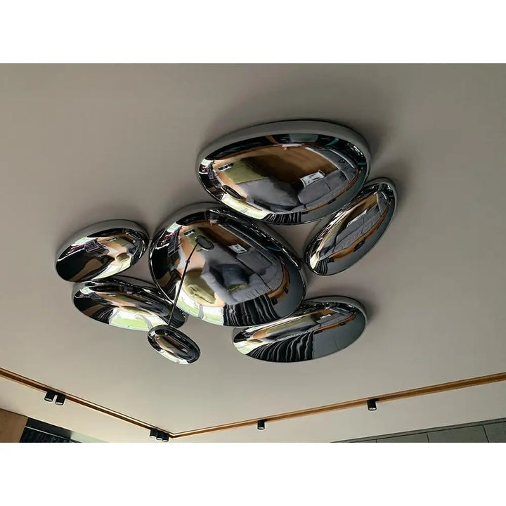 Taklampa - STONE MIRROR, polerad stål - produktbild av Taklampor från King Home | Arvande
