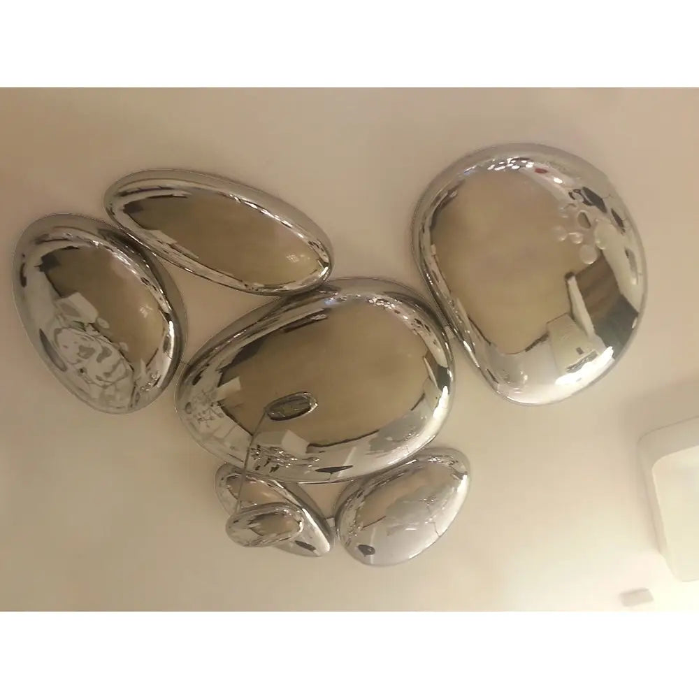 Taklampa - STONE MIRROR, polerad stål - produktbild av Taklampor från King Home | Arvande
