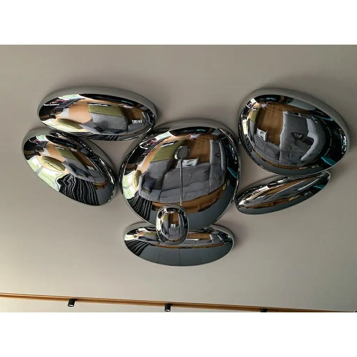 Taklampa - STONE MIRROR, polerad stål - produktbild av Taklampor från King Home | Arvande