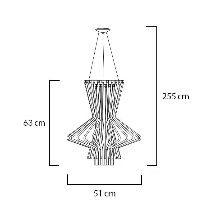 Taklampa - STRAW, svart - produktbild av Taklampor från King Home | Arvande