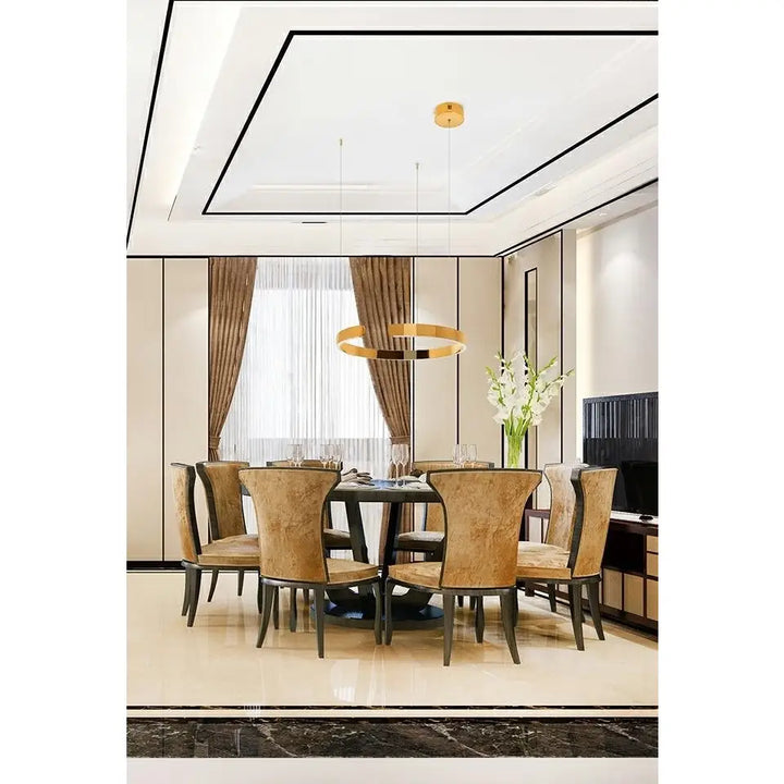 Taklampa - VISTA 60, guld/krom - produktbild av Taklampor från King Home | Arvande