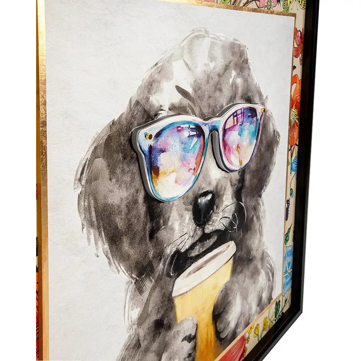 Tavla - COFFEE DOG, 100x100 cm – produktbild av Nyheter ej översatt från King Home | Arvande