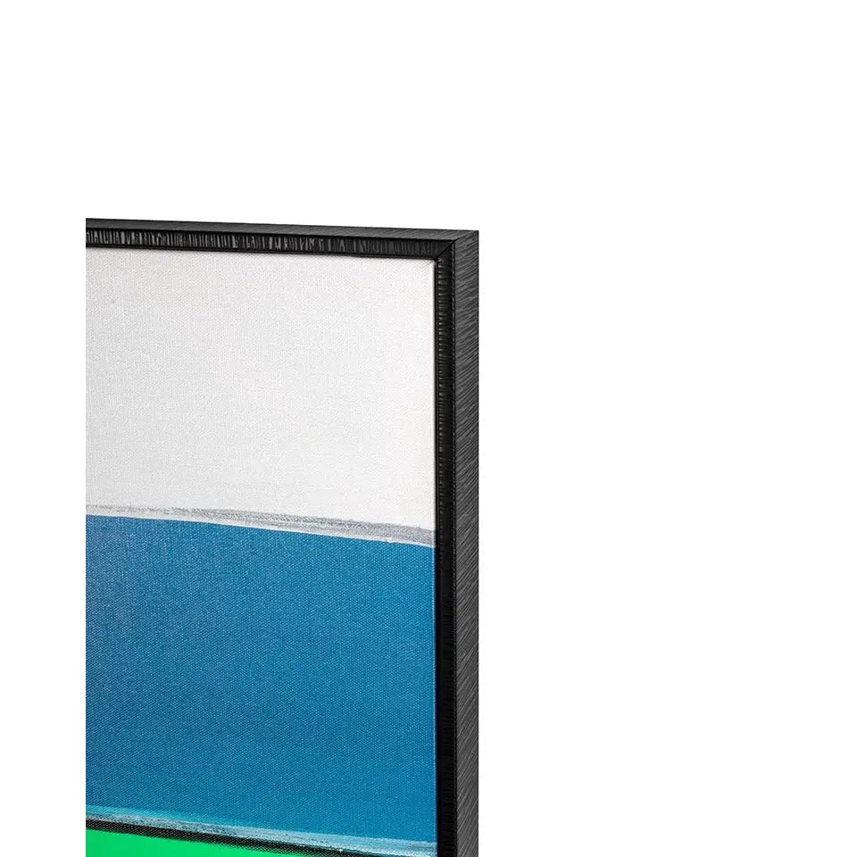 Tavla KARE DESIGN - ABSTRACT SHAPES GREEN, 73x143 cm - produktbild av Dekoration från Kare Design | Arvande