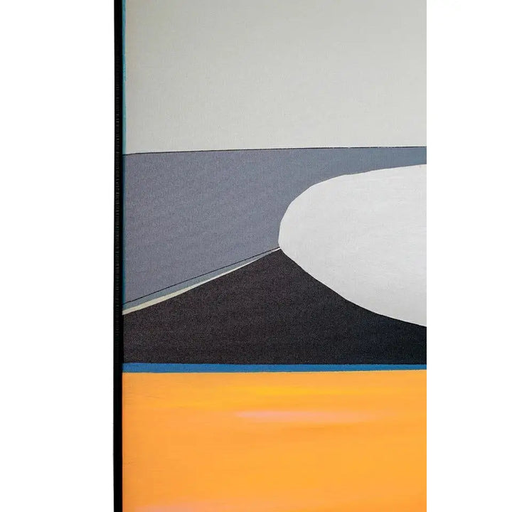 Tavla KARE DESIGN - ABSTRACT SHAPES ORANGE, 73x143 cm – produktbild av Dekoration från Kare Design | Arvande