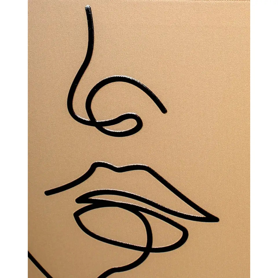 Tavla KARE DESIGN - FACCIA ARTE TRI COLORE, 90x120 cm - produktbild av Dekoration från Kare Design | Arvande