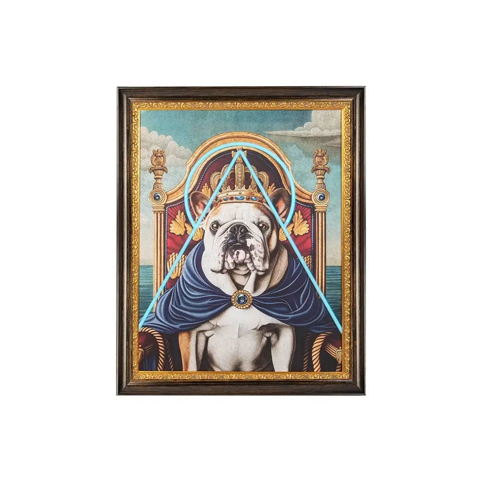 Tavla - NEON BULLDOG, 80x100 cm – produktbild av Nyheter ej översatt från King Home | Arvande
