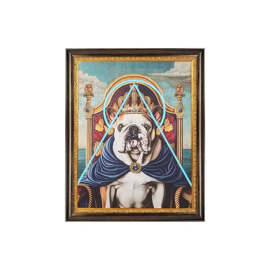 Tavla - NEON BULLDOG, 80x100 cm – produktbild av Nyheter ej översatt från King Home | Arvande