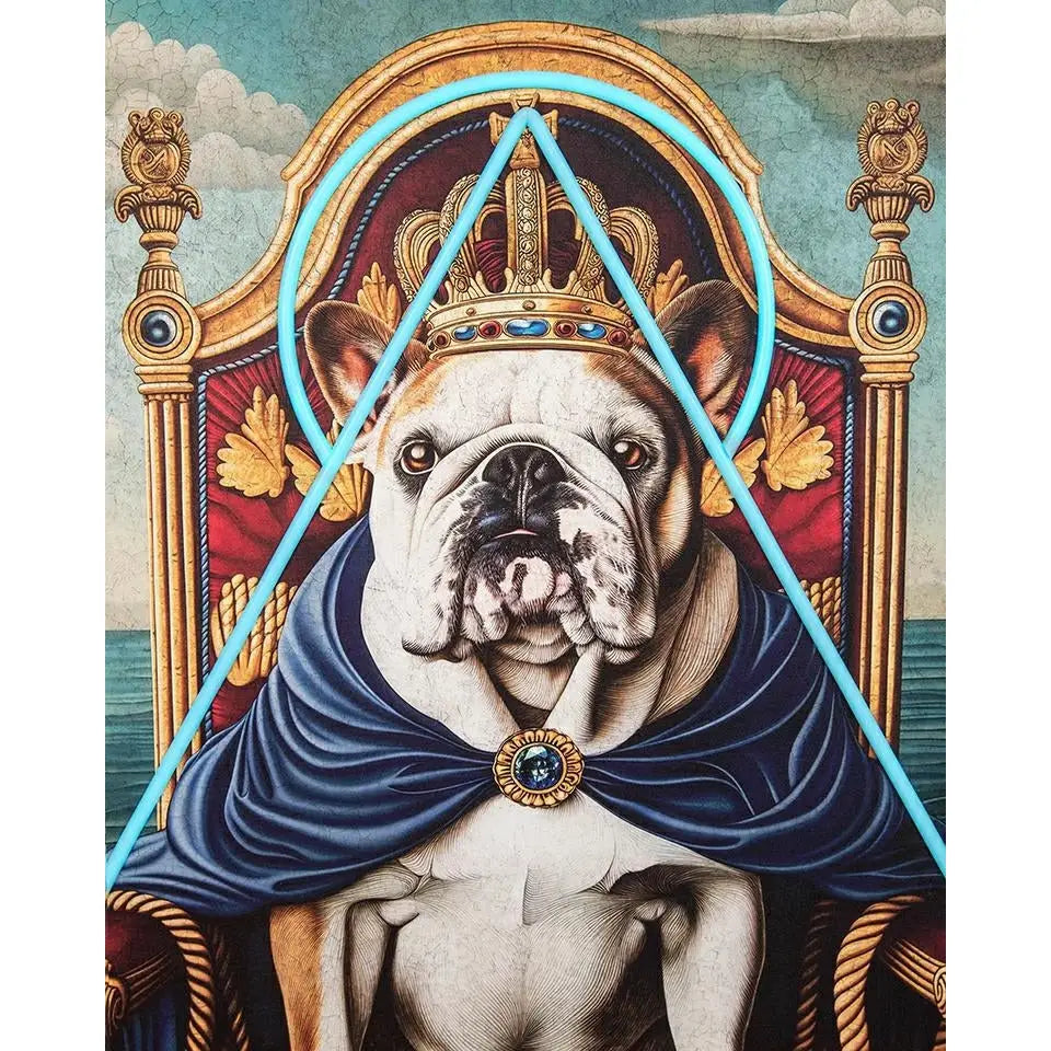 Tavla - NEON BULLDOG, 80x100 cm – produktbild av Nyheter ej översatt från King Home | Arvande