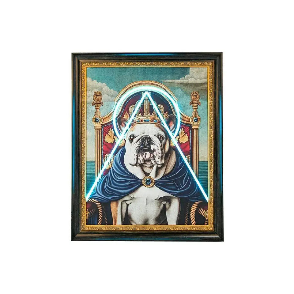 Tavla - NEON BULLDOG, 80x100 cm – produktbild av Nyheter ej översatt från King Home | Arvande