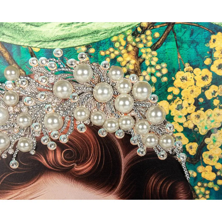 Tavla - PEARLS LEOPARD, 150x120 cm - produktbild av Nyheter ej översatt från King Home | Arvande