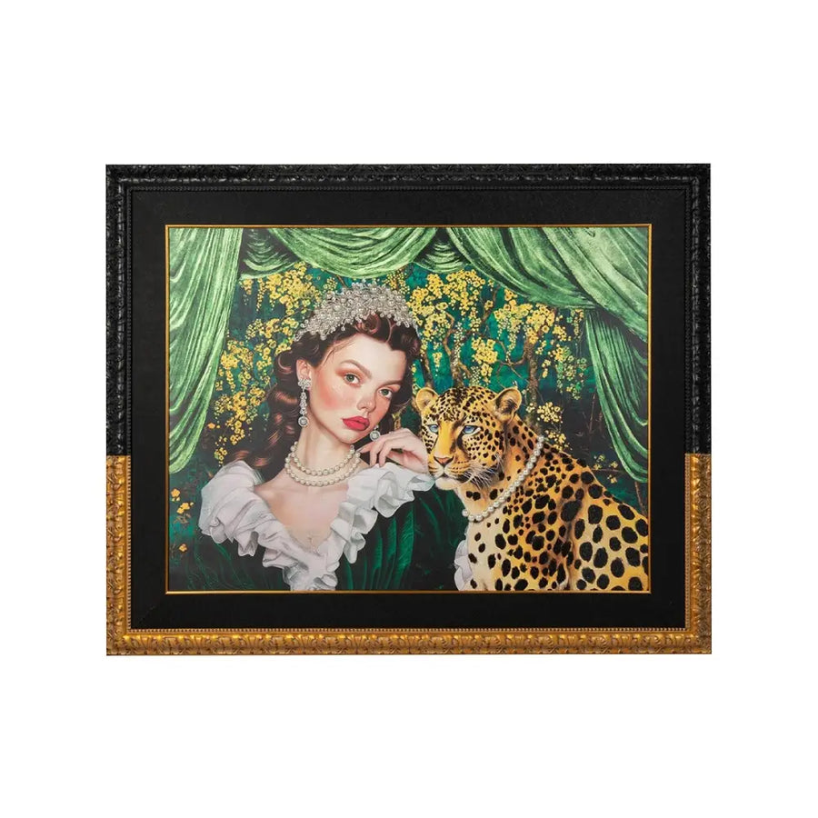 Tavla - PEARLS LEOPARD, 150x120 cm - produktbild av Nyheter ej översatt från King Home | Arvande