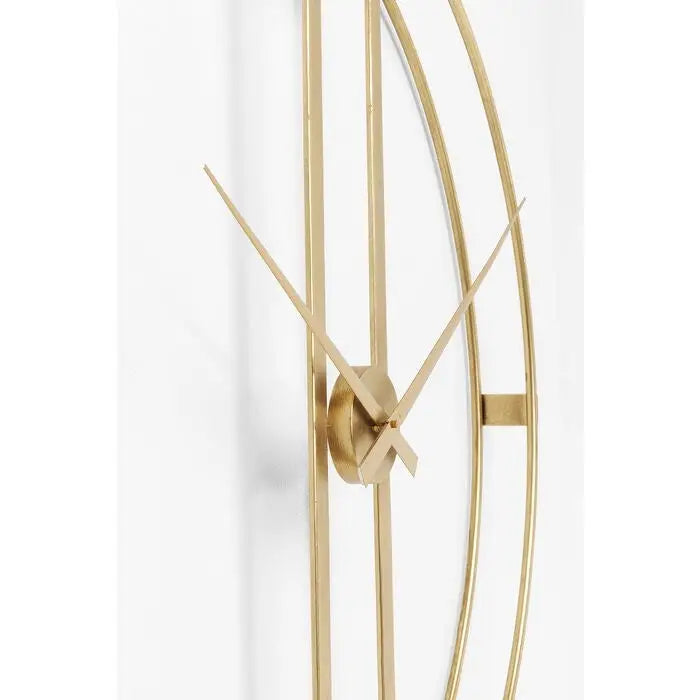 Väggklocka KARE DESIGN - CLIP GOLD, 107 cm - produktbild av Klockor från Kare Design | Arvande