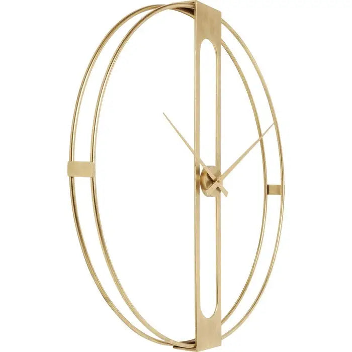 Väggklocka KARE DESIGN - CLIP GOLD, 107 cm - produktbild av Klockor från Kare Design | Arvande