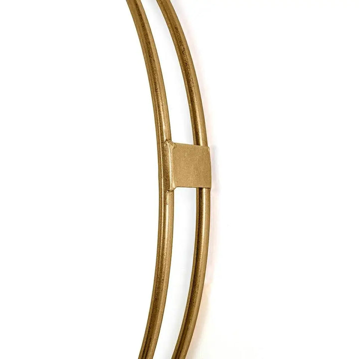 Väggklocka KARE DESIGN - CLIP GOLD, 60 cm - produktbild av Klockor från Kare Design | Arvande
