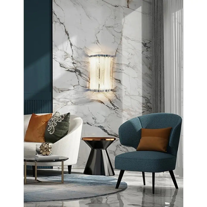 Vägglampa - ATLANTA WALL 2, silver - produktbild av Vägglampor från King Home | Arvande