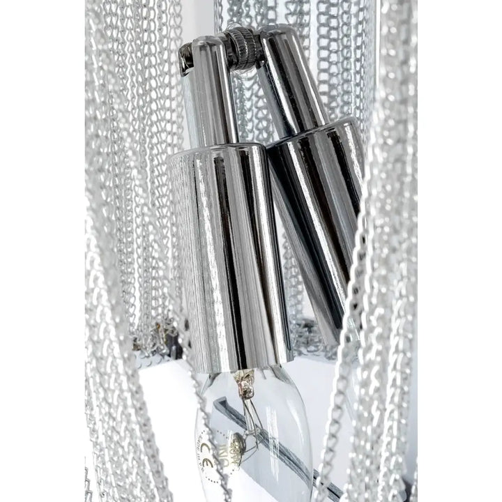 Vägglampa - ATLANTA WALL 2, silver - produktbild av Vägglampor från King Home | Arvande