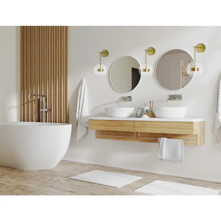 Vägglampa - CAPRI WALL, guld - produktbild av Vägglampor från King Home | Arvande