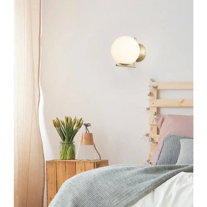 Vägglampa - HALM 20, mässing – produktbild av Vägglampor från King Home | Arvande