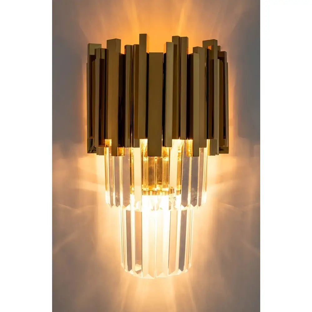 Vägglampa - IMPERIAL WALL GOLD, guld - produktbild av Vägglampor från King Home | Arvande