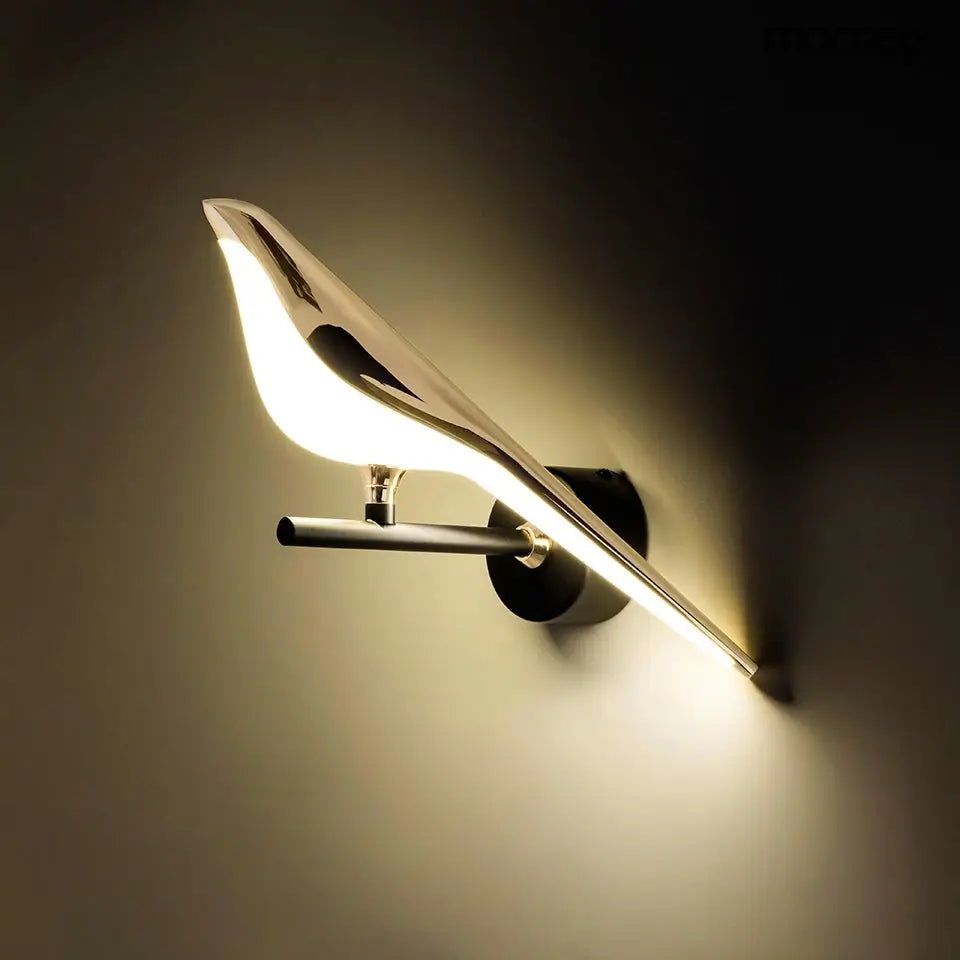 Vägglampa MOOSEE - BIRD, guld - produktbild av Vägglampor från Moosee | Arvande