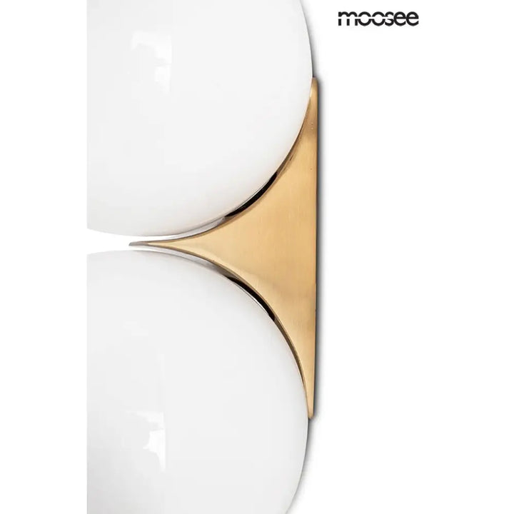 Vägglampa MOOSEE - BOLL TWIN, guld - produktbild av Vägglampor från MOOSEE | Arvande