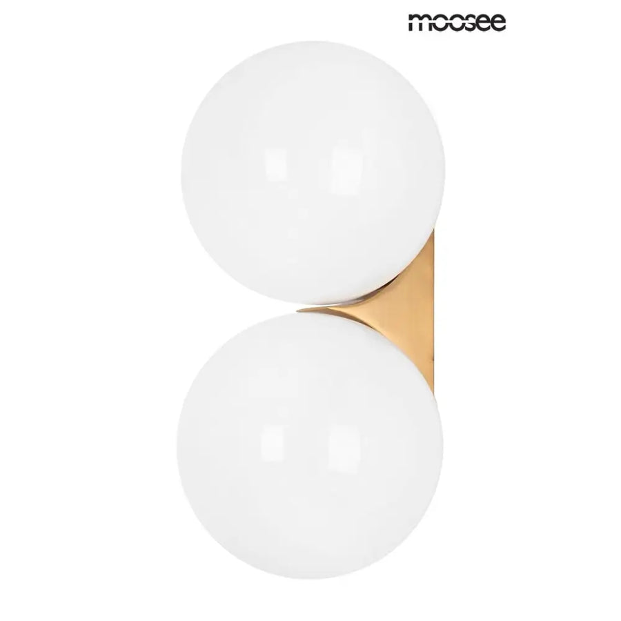 Vägglampa MOOSEE - BOLL TWIN, guld - produktbild av Vägglampor från MOOSEE | Arvande